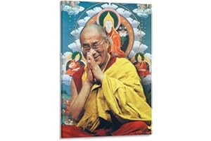 JIYAN Gewaltlos-Advocates 14. Dalai Lama-Poster, Wandkunst, Gemälde, Leinwanddrucke, Dekoration, Poster, Kunstwerke, 20 x 30 cm