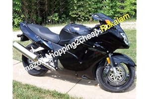 ROKALAM Motorrad-Verkleidung für CBR1100XX 96-07 CBR 1100 XX 1996-2007 glänzend schwarz