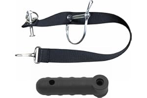 ODIER Flex Connector for Burley Bike Trailers Compatible with Round/Square Tow Arm (Strong Elastic TPU) Shock Absorption (for Square Tow Arm)