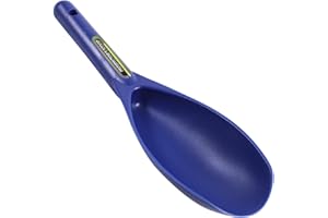 SE Blue Prospector's Scoop - 12.5" Heavy-Duty Plastic Tool for Metal Detecting, Gold Panning, Treasure Hunting, and Gardening