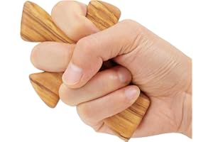 wellhouse Natural Wood Olive Hand Held Clinging Cross Hand Carved Wooden Holding 5 inches Jesus Cross Gift for Prayer Palm Church