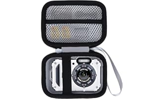 RIYADAone Twarde etui ochronne kompatybilne z Kodak Pixpro WPZ2 Kompaktowy cyfrowy aparat fotograficzny, biały+czarny, pokrowiec