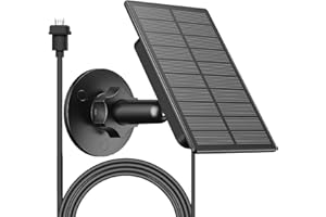 DEHKATA 2-W-Solarpanel für Blink Outdoor (3. Generation) und Blink XT2/XT, Blink Solarpanel kontinuierliche Stromversorgung, IP66 wetterfest