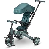 Micro 4in1 Katlanabilir Bisiklet Matcha, 6 Aydan 6 Yaşa Kadar, 360&deg; D&ouml;nebilen Koltuk, Ebeveyn Kontrol, Akıllı Kilitleme Freni