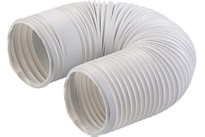 Sichler Exclusive Zubehör zu Schlauch für Klimagerät: Universeller Luft-Schlauch für Monoblock-Klimaanlagen, 3 Meter (Abluftschlauch Klimagerät, Raum-Klimaanlage, Mobile Kaltluftschlauch)