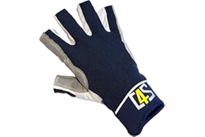 crazy4sailing Unisex Segelhandschuhe Racing - 5 Finger-frei