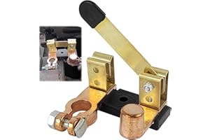 QINGLEE Interruttore Stacca Batteria per Auto, Staccabatteria 12v, Principale con Lama, (1)