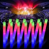 30pcs Party Glow Sticks, Fluorescent Glow Sticks, Party Glow Sticks - Glow Sticks for Parties and 3 Colour Flashing Colours f