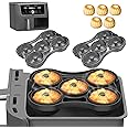 Stampo da forno in silicone per waffle friggrice ad aria per Philips NA350 Tefal EY9018 Waffle Maker antiaderente per Airfryer a doppio cestello serie 3000  15