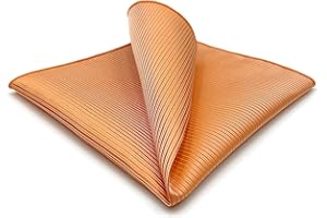 S&W SHLAX&WING Couleur Unie Orange Hommes Poche de poche Party Grand XL pochette