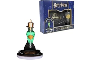 Blue Sky Studios Harry Potter Stylo potion phosphorescent et bloc-notes chaudron – Ensemble Maître Potion – Ensemble cadeau officiel avec support