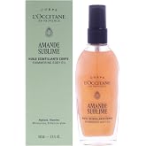 L'Occitane Badem Işıltılı V&uuml;cut Bakım Yağı, Altın Rengi Işıltı, Tatlı Badem Yağı İ&ccedil;eren Besleyici ve Nemlendirici, 100 ml