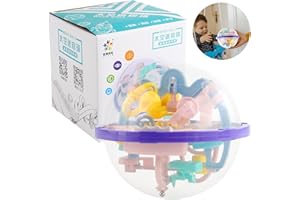 KOIROI 3D Labirinto Palla Labirinto, Palla Labirinto Con 156 Ostacoli, Palla Labirinto, Palla Labirinto Tridimensionale, Palla Gioco Labirinto Palla Puzzle Gioco Di Abilità