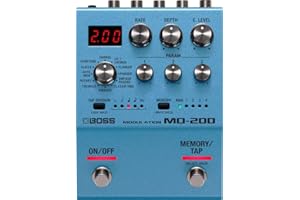 BOSS Md-200 Modulation Guitar Pedal, Sound Quality with 32-Bit Ad/Da, 32-Bit Floating Point Processing, And 96 Khz Sampling Rate