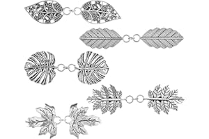 Attache Cardigan, 5 Pièces Clip Pince Chemise, WitBicg Clipshirt Sinch Cinch Clip Pince Vetement Clip （Argent）