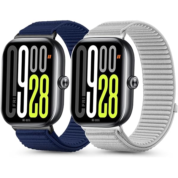 kwmobile 2x Cinturino TPU Silicone Fibbia Compatibile con Xiaomi Redmi Band 3 / Smart Band 9 Active Cinturino - Cinturini 14-22 cm