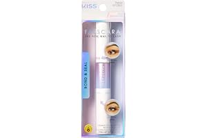KISS Falscara DIY Eyelash Extension Bond & Seal Infused with Biotin & Vitamin E, Strong Gentle Comfortable Lash Adhesive for All Day Wear for Use with Lash Wisps, Remover and Applicator