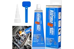 SEO-FANALLY Pasta Nera Guarnizioni Motore, Silicone Nero per Auto, Silicone Alte Temperature, Rinnova Guarnizioni Auto, La Temperatura Applicabile è Compresa tra +300°C e -50°C