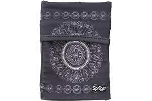 Sprigs Banjee Handgelenktasche Armband 2 Taschen Handytasche Fitness Sport Stretch Wrist Pocket, 552, Farbe Dunkelgrau
