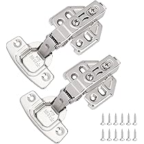 10 Cerniere Per Mobili A Sovrapposizione Piena - Cerniere Idrauliche Mute Con Viti, Per Cucina E Bagno - Foto 9