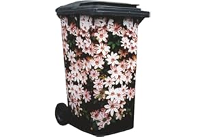 WHEELIE BIN COVER COMPANY Wheelie Bin Cover Clematis Nelly Moser 002