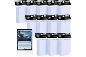 Mlikero 1200 Paquete de Fundas Cartas, Perfect Fit Inner Card Sleeves, Funda Cartas para Cartas de Comercio, Cartas de Deportes