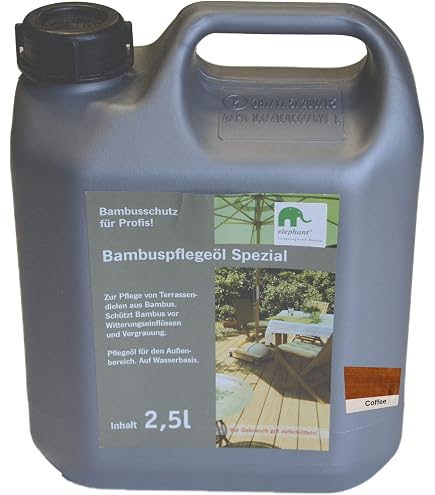 Bambus Pflege-L Coffee 2,5 Liter : Amazon.de: Baumarkt