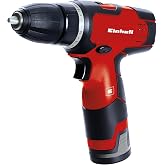 Einhell Ak&uuml;l&uuml; Vidalama TH-CD 12-2 Li (12 V, 1,3 Ah, 24 Nm, hızlı durdurma, 2 vitesli şanzıman, 20 tork ayarı, mil kilidi, taş