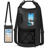 JUYANO Waterproof Backpack 20L/30L and Adjustable Strap, Waterproof Waterproof Bag for Water Sports and Outdoors in Kayaking