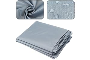 De Terrasse De Rangement Housse Auvent Verser/Abri/Tonnelle - Protection La Neige Anti-poussiere en Imperméable étanche Contre Hiver, Jardin De Auvent Verser (Silver,4m)