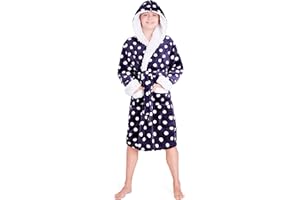 CityComfort Robe de Chambre Enfant Fille en Polaire