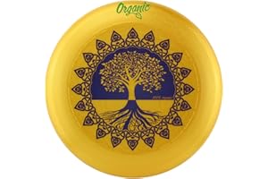 Eurodisc Disque de compétition Ultimate Frisbee de 175 g - en Plastique Bio - Trajectoire Stable de Plus de 100 m - Arbre de Vie doré