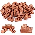 150 Pcs Mini Bricks,Sim Bricks,Micro Bricks for Garden,8 Hole Brick,Building Bricks for DIY Dollhouse Garden Ornament Micro Landscape Accessories