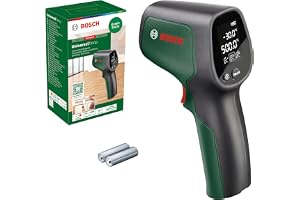 infraröd termometer UniversalTemp (-30 °C till +500 °C, enkel och exakt mätning, tre fördefinierade materialgrupper, i