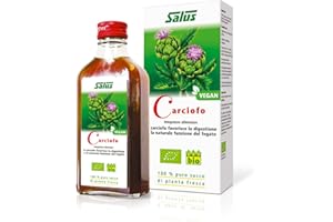 Salus puro Succo di Carciofo fresco - Integratore alimentare per favorire la naturale funzione digestiva e del fegato - 200ml