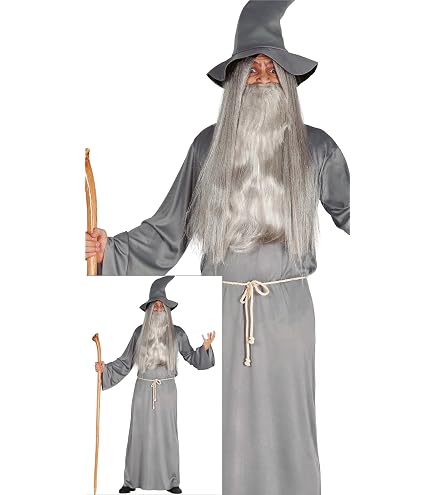 Atosa Costume Da Mago Voodoo Uomo – Giacca Lunga In Velluto E Pantaloni Con Stampa Scheletro, Per Halloween E Carnevale - 2