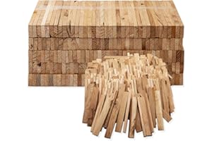 ALEKO PARKETT Aleko Premium Bois de chauffage ou charbon de bois, allume-feu en bois de chêne bio, pour barbecue, cheminée, four, 3,7 kg