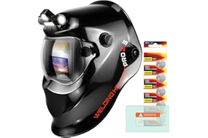 TRQWH Casco di saldatura auto-oscurante e accessori