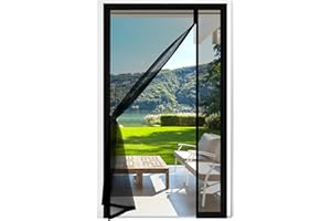 Mosquitera Magnética Puerta, Fillis 80x200cm Mosquitera de Fibra de Vidrio Puerta de Balcón Apertura Lateral Cortina Mosquitera Magnética Cortinas para Balcón Salón Dormitorio Puertas