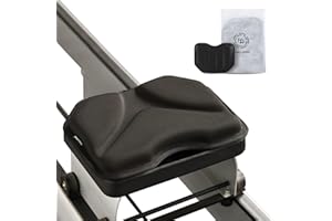 HOME & ROWE Rowing Machine Seat Cushion Compatible with Concept 2 Rowing Machine- Row Machine Rower Pad Compatible with Concept 2 Rower, Hydrow Rower, Concept2 Rowerg - Gel Seat Pad Rowing Machine Accessories