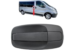 BIAREN Poignée de porte coulissante latérale gauche ou droite pour Renault Trafic Opel Vivaro Nissan Primastar (2001-2014) 8200214656 4416022 93850322 8260600QAB