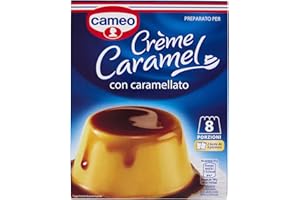 Cameo Preparato per Crème Caramel con Caramellato, Dessert Facile da Preparare, Contiene 2 Buste di Preparato per Dessert e 2 Buste di Caramellato, 8 Porzioni, 200 g Complessivi