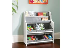 Dylex Kids Storage Tub with Bookshelves Perfect Organiser Kid Clothes Books & Toys