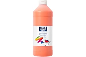 Lefranc Bourgeois - Gouache liquide Essentiel pour enfants - Bouteille 1L - Orange
