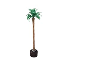Melody Jane Dolls House Coconut Palm Tree Miniature Garden Scene Accessory Small 4" 10cm