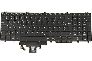 AZUBAYCOM DE QWERTZ Tastatur für Dell Latitude 5500 5501 5510 5511 0W30IT Hintergrundbeleuchtung ohne Rahmen NEU