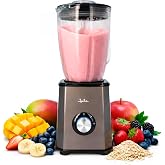 JATA JEBT1500 1.5 Litre 2-Speed + Turbo Blender Stainless Steel Body Stainless Steel Serrated Blade Ice Crusher Anti Slip Fee