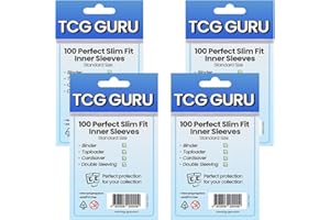 4x100 TCG Guru Perfect Size Fit Inner Sleeves Standard Size Soft Sleeve