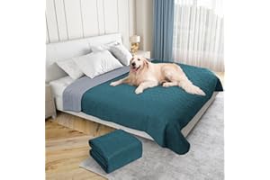 PICK FOR LIFE 137 * 208cm wasserresistent Hundedecke, Beidseitig verfügbar und weich Hundematte für große und kleine Hunde, Schutz für Bett, Sofa, Autorückbank
