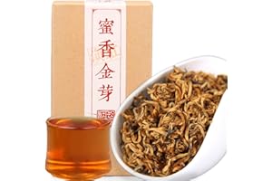 HQZMCTE Czarna Herbata Yunnan Kong Fu 100g Dianhong Golden Buds Czarna Herbata Miodowo Pachnąca - Luźna Herbata Liściasta